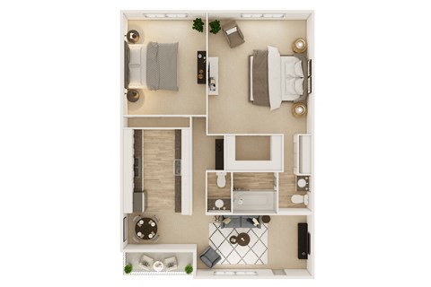 Sofi Los Gatos Creek two bedroom one and half bath